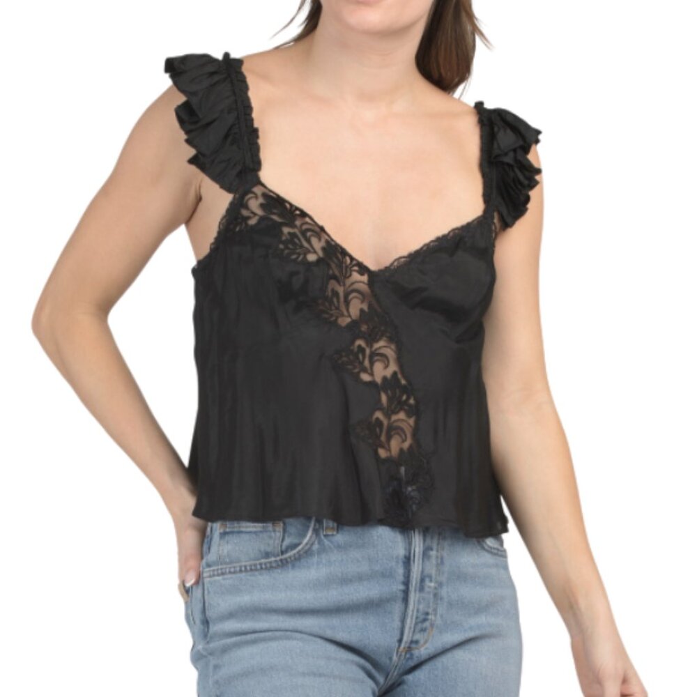 FREE PEOPLE Harmony Lace Tank NWT